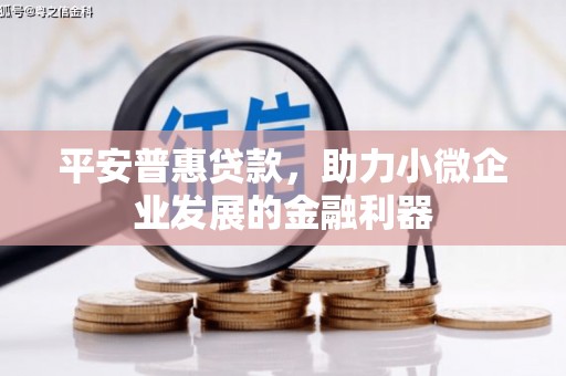 寿阳平安普惠贷款，助力小微企业发展的金融利器